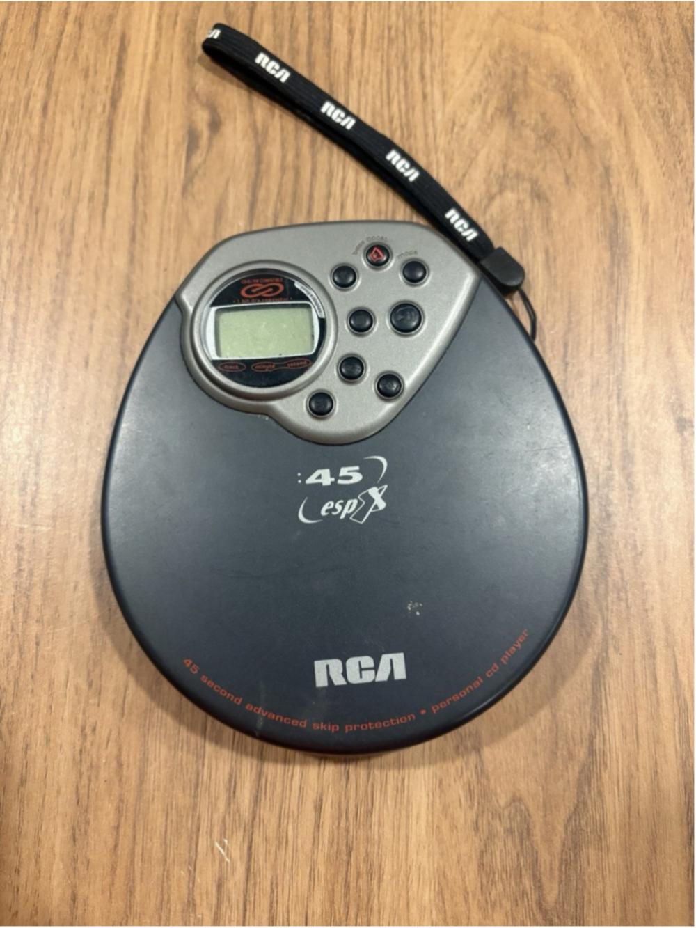 RCA RP240C Portable CD Player 45 Second ESP Anti Skip Tested Working Retro